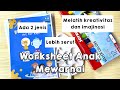 Worksheet Anak Usia Dini Mewarnai dengan Cat Air