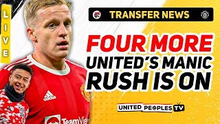 Man Utd's Transfer PANIC: Van De Beek To Palace, Lingard To Newcastle OFF? | United Daily Live