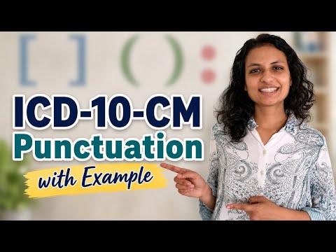 ICD-10-CM Punctuation Explained | Brackets [ ], Parentheses ( ), Colon : |Medical  Coding CPC Exam