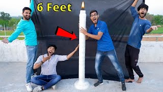 We Made Biggest Candle In World🕯️! हमने बनायीं सबसे बड़ी मोमबत्ती | क्या ये जल पायेगी?