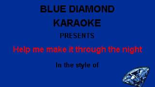 Help me make it through the night - Kris Kristofferson - Karaoke
