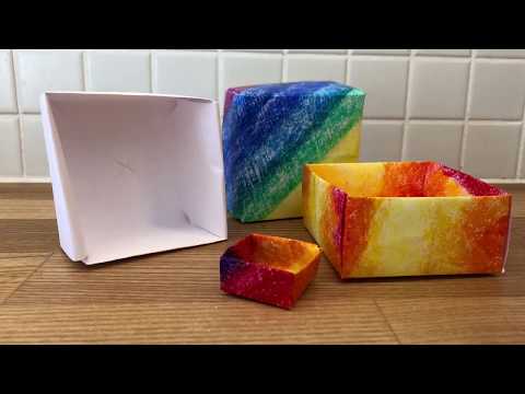 Video: Hvordan Laver Man En Papirkasse? Processen Med At Lave Et DIY Håndværk Af Bølgepapir