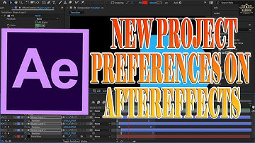 New Project Preferences on AfterEffects | AfterEffects Ultimate Guide | 091 #adobeaftereffects