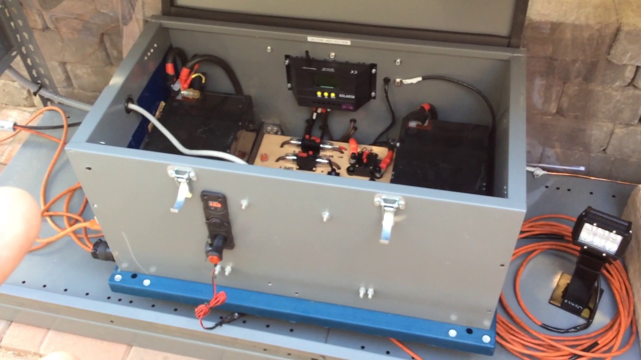 DIY Solar Generator Portable # 3 what will it power - YouTube