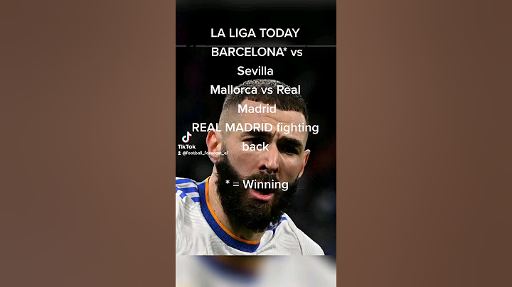 Mallorca vs Real MadridREAL MADRID fighting back