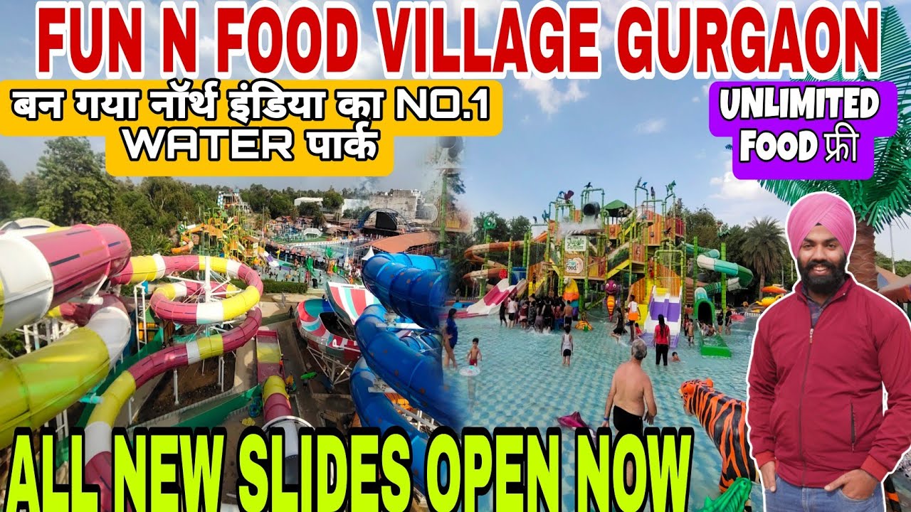 Fun and food water park Fun n food village gurgaon water rides fun n