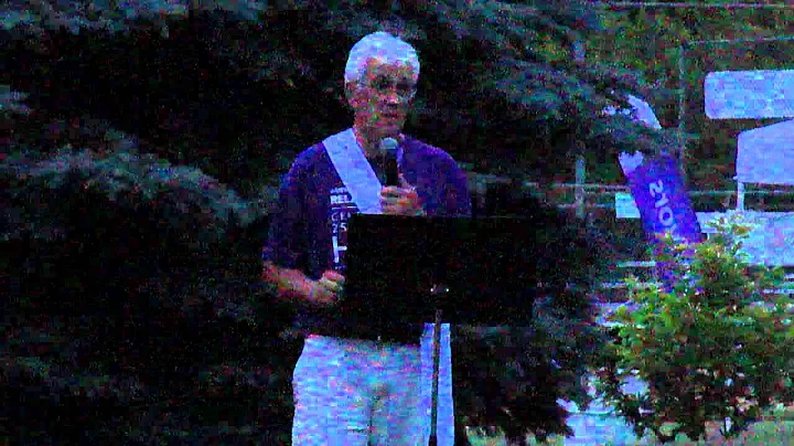 Auburn, MI - Relay For Life 2012 - Starting of the Luminaria Ceremony