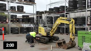 the tufftrac rubber track fitting challenge