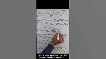 limit based IITJEE MAINS based problem