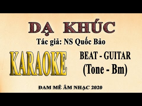 Video Karaoke ǀ DẠ KHÚC ǀ Tone Nữ - youtube