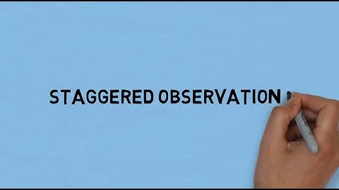HOW TO TACKLE WITH STAGGERED OBSERVATION | PART1 - BASICS |TYPE 1 PROBLEMS | AHOY! NAVIGOS.