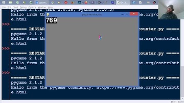 FPS Counter -- Pygame