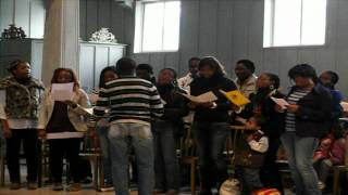 Clausthaler Afrikanischer Chor 2012 - MarktKirche SemesterEndeGottesDienst Par les cieux devant toi
