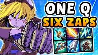 I created the DEADLIEST Ezreal Q of alltime (6 zap items at once, 1v5 God Mode)