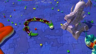 Snake rivals | snake is eating apples to grow #snakerivals #gameplay #snakegame 
