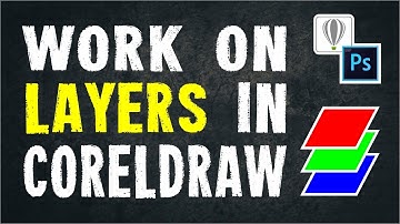 Work on Layers in Coreldraw | then effect in photoshop