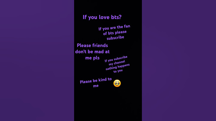 please be kind to me