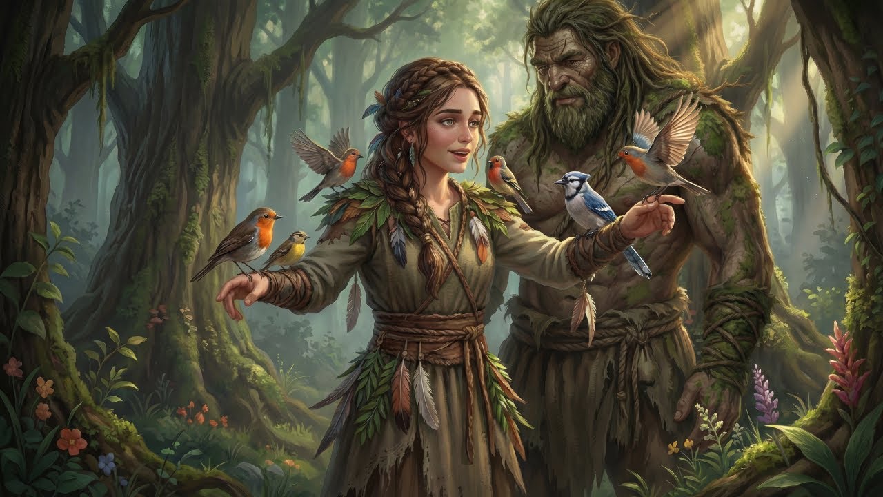 #قصة_الفتاة اليتيمة!! وسر غول الغابة المنسية!!والشروط الثلاث المستحيلة لزواج اليتيمة من ابن السلطان!