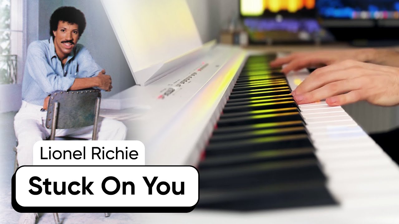 Stuck On You (Lionel Richie) | White Piano Cover