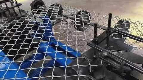 Chain link fencing making machine +86 182 3048 9099