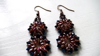 Beading DIY - Earrings using Superduo Beads