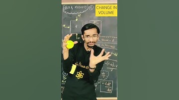 bulk modulus change in volume of body| modulus of elasticity #shorts  #viral #learning  @GyanFreedom