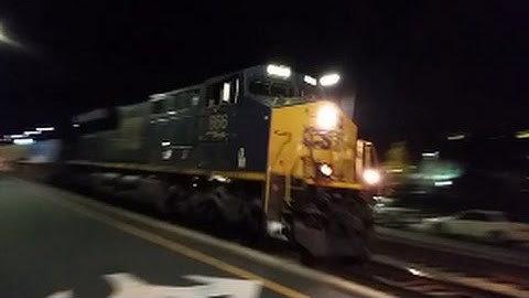 [CSXR]866 GE ES44AH Leads Q192-27 Short Train With 2nd Gen K5HLL In Fay NC Headed NB @ Track Speed