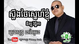 Video thumbnail of "ទិត្យ វិច្ឆិកា ស្ទឹងថែស្នេហ៍ខ្ញុំ Tith Vicheka Steung Thae Sne Khnhom ភ្លេងសុទ្ធ #Karaoke #ខារ៉ាអូខេ"