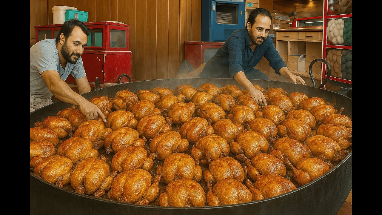 Chicken Chilli in Bulk | Spicy Street Food Cooking Process