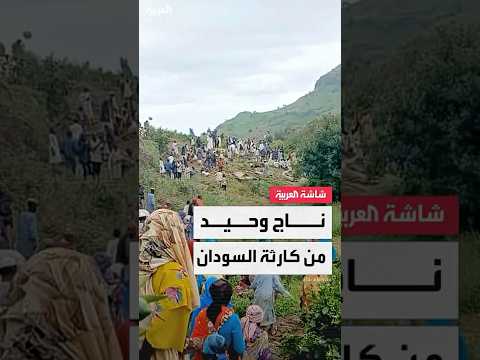 أكثر من ألف قتيل جراء انهيار أرضي في جبل مرة غربي السودان وناج وحيد من الكارثة