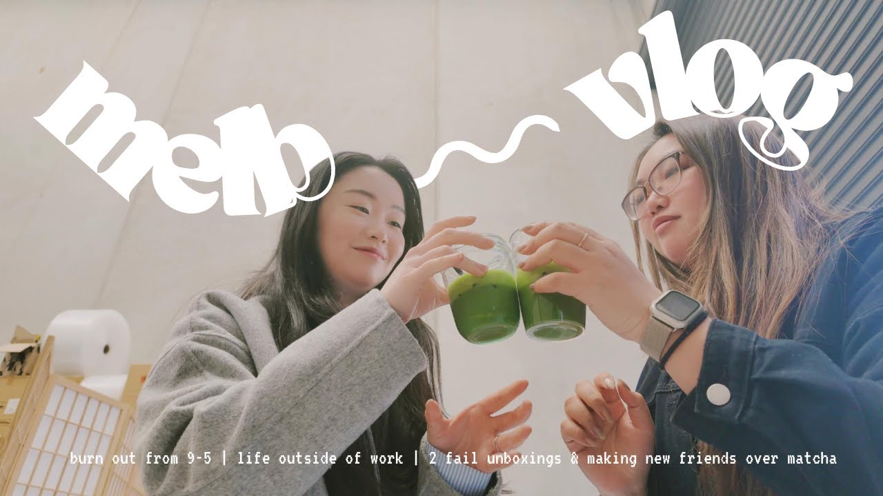 ✻ making friends over matcha 🍵 (& two fail blind box unboxings!! 🥲)