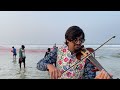Manike mage hithe  yohani  satheeshan violin cover by walking violinist aneesh vidyashankar