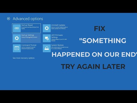 How To Fix "Something Happened On Our End . Try Again Later " [3 solution] fixed | 2023
