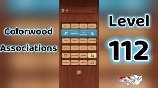 Colorwood Associations Level 112 Answers 🧩✨ | Go Answer