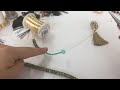 Aprendiendo a hacer aretes de moda