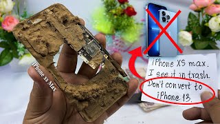 Restore iPhone Xs Max Cracked, Restoration Destroyed Phone