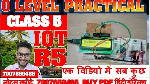 IOT M4-R5 Practical class 5| computer live solution 2021 Exam O LEVEL Techvideoguru