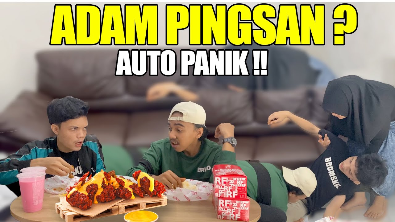 AKIBAT MAKAN RICHESEE TERPEDAS, ADAM SAMPE PINGSAN ?? BANG RIO DAN KAK SEPTY LANGSUNG PANIK !!