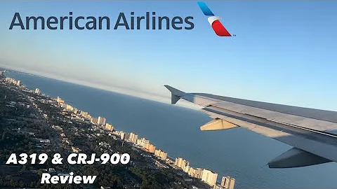 American Airlines A319 & American Eagle CRJ-900 Review