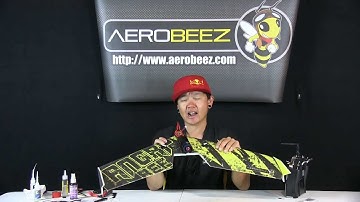 Aerobeez Angry Bee EDF Jet Wing!  Part 7 Surface Horns, Pushrods and Pete