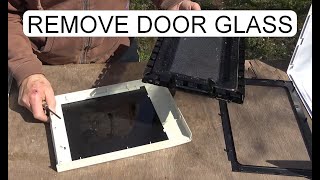 REMOVE MICROWAVE OVEN DOOR GLASS  TWO TYPES  ORION  ELIN