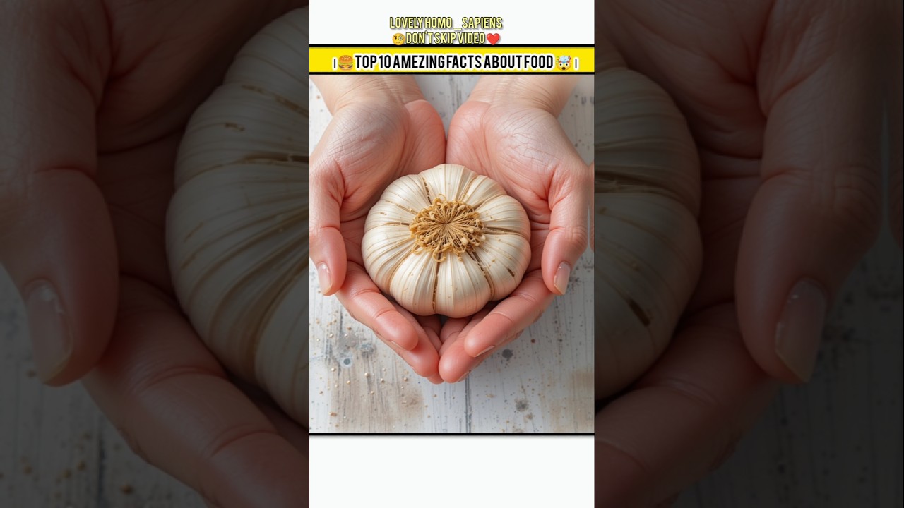 Top 10 amazing facts about foods 🍅🍐