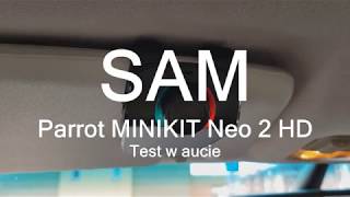 Parrot Minikit Neo 2 Hd Wireless Bluetooth Car Hands-free Kit – Usb – 32 Ft Range – Voice Recognition, Text-to-speech, Audio Streaming, Echo Cancellation, Visor Clip, Auto Pairing, (pf420408) Parrot MINIKIT Neo 2 HD - test w aucie