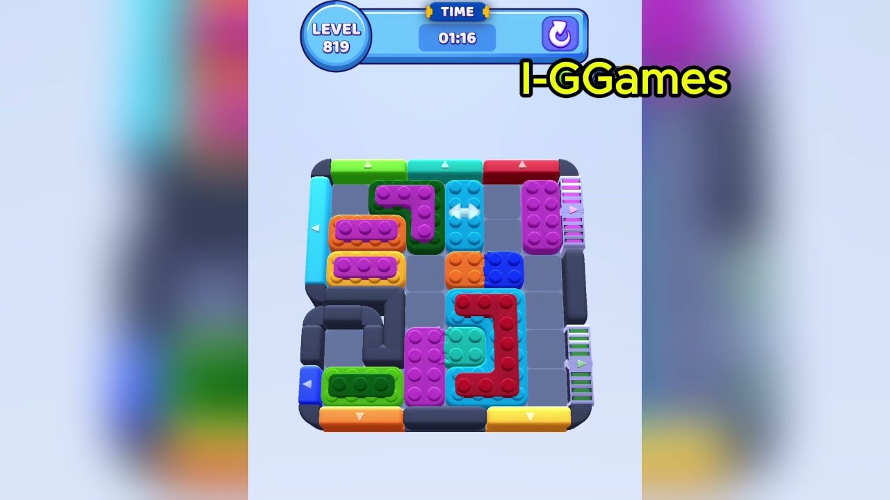 Color Block Jam Level 819 - YouTube