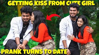 😘Getting KISS From Cute Girl💘Prank Turns To Date😍 @Nellai360