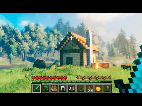 I SPENT 24 HOURS IN THE MOST REALISTIC MINECRAFT IN THE WORLD