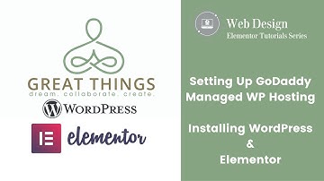 How to set up WordPress and Elementor on GoDaddy
