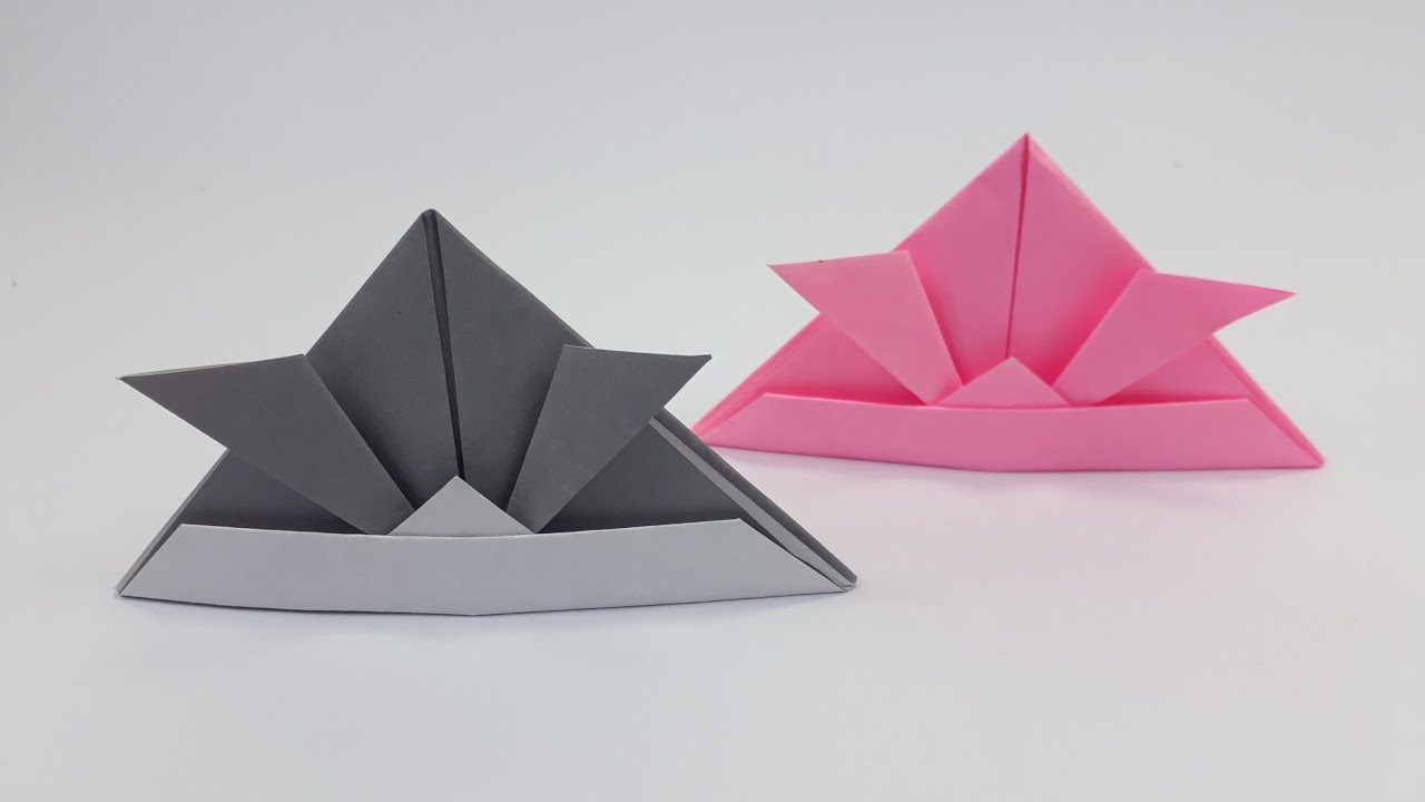  Cara  Membuat  Origami Topi  Kabuto YouTube