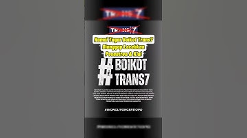 Ramai Tagar Boikot Trans7, Dianggap Lecehkan Pesantren dan Kiai Lirboyo