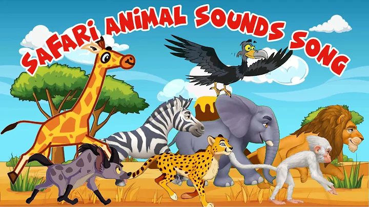 Safari Animal Sounds Song 1024 | Nursery Rhymes | Little Trunky Learns